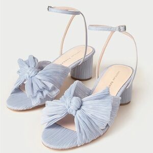 Loeffler Randall blue Dahlia Sandals Size 8.5
